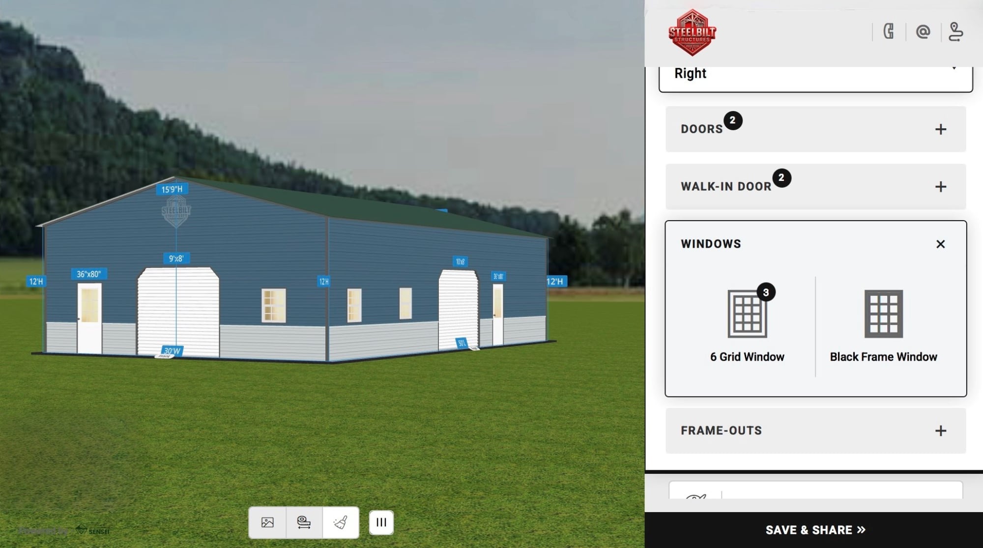 SteelBiltStrucures.com 3D Designer
